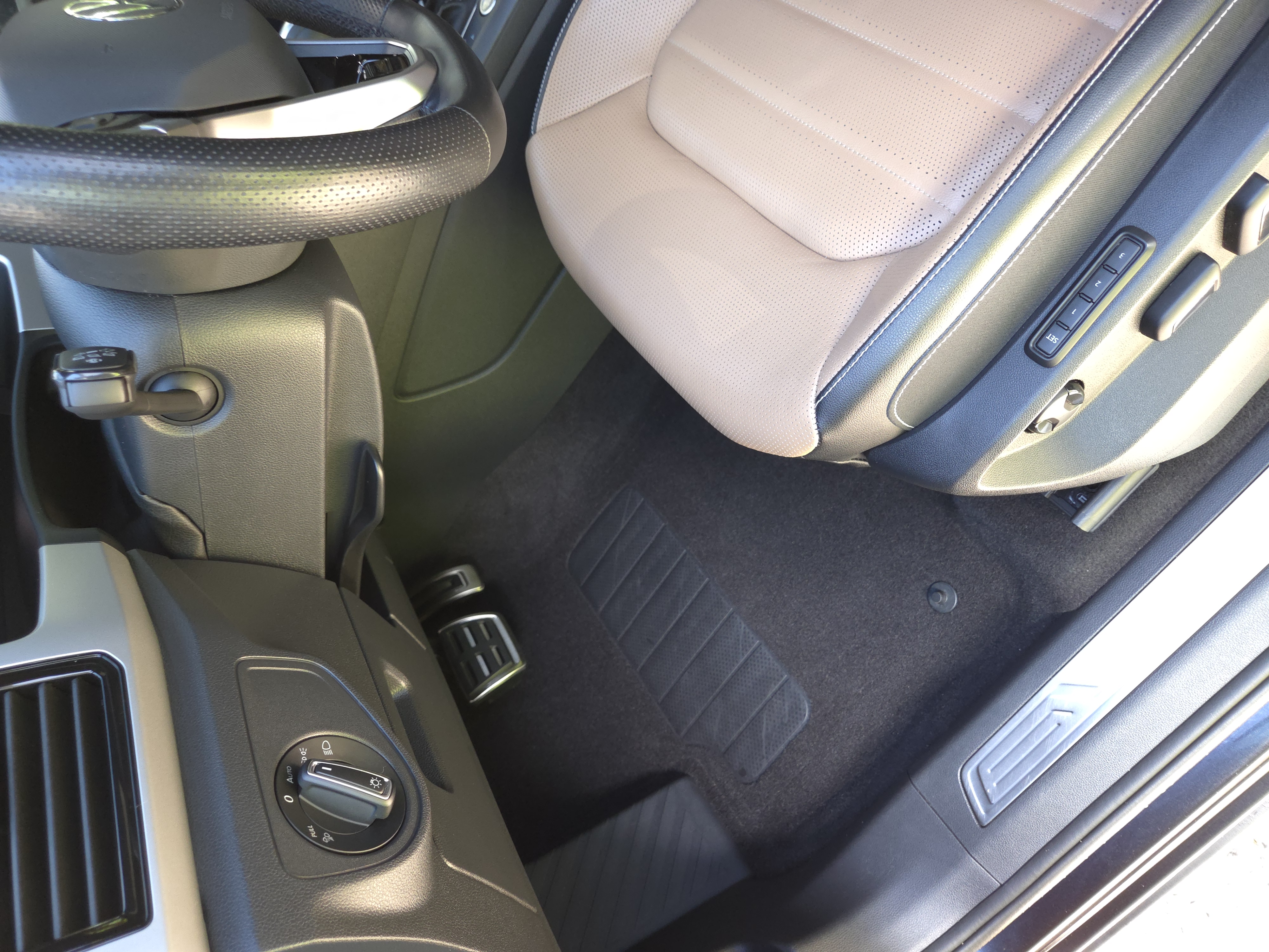 Driver footwell after detail