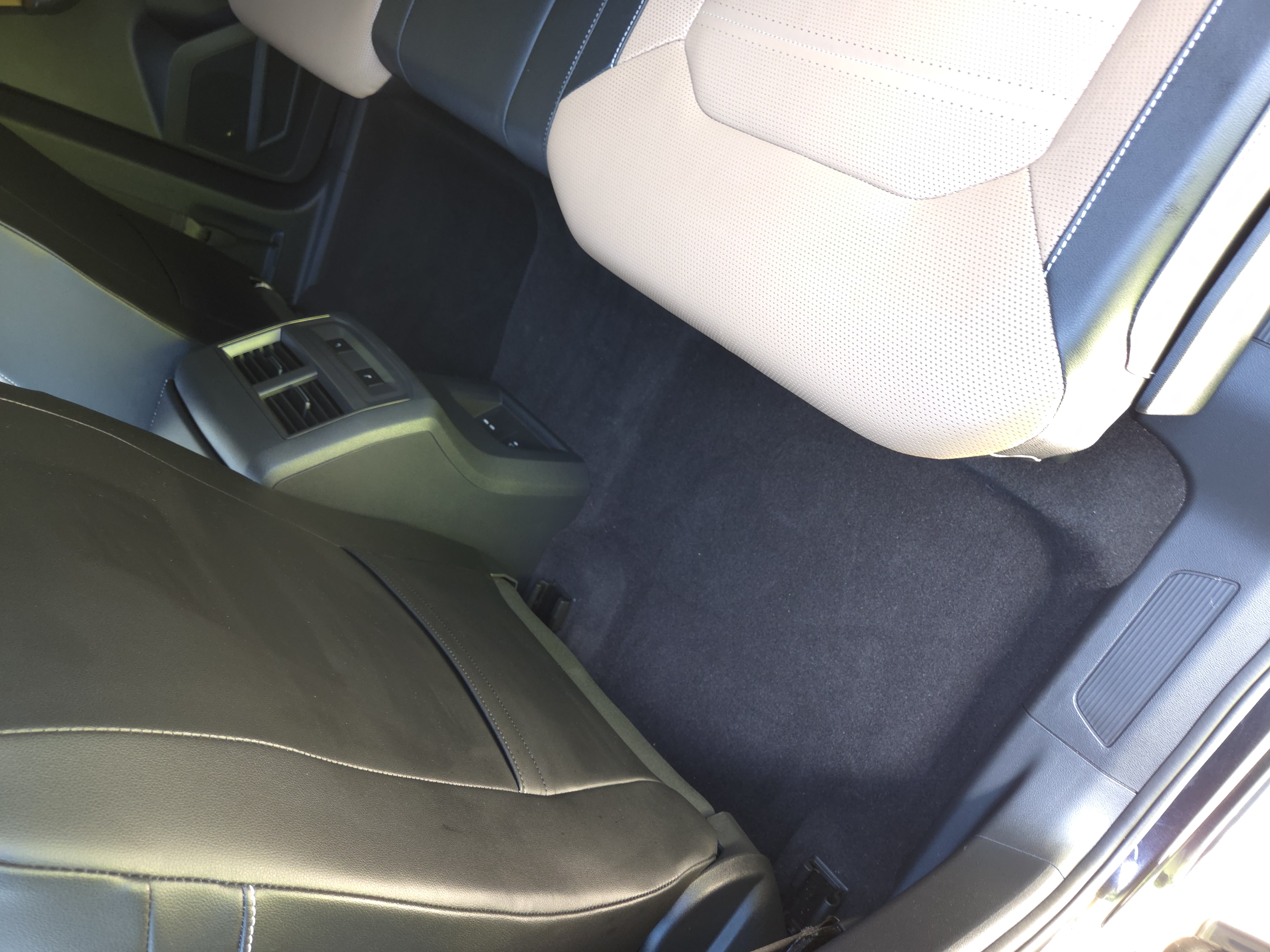 Rear floor after detail